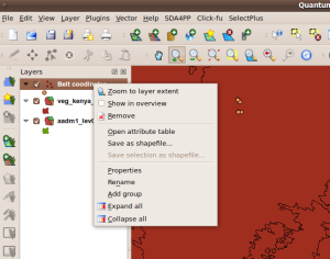 Save layer as shapefile