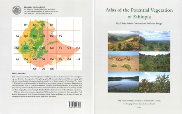 Cover of the Atlas of potential vegetation of Ethiopia